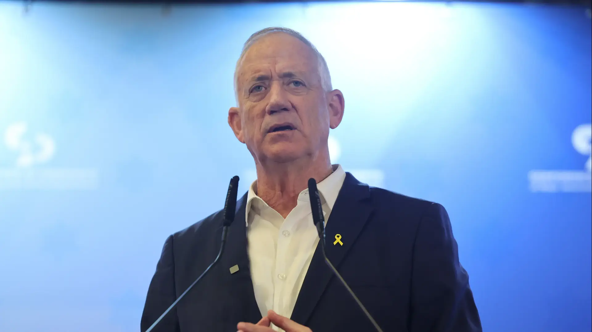 בני גנץ נואם בועידת הנשיאים של הארגונים היהודיים באמריקה בני גנץ נואם בועידת הנשיאים של הארגונים היהודיים באמריקה