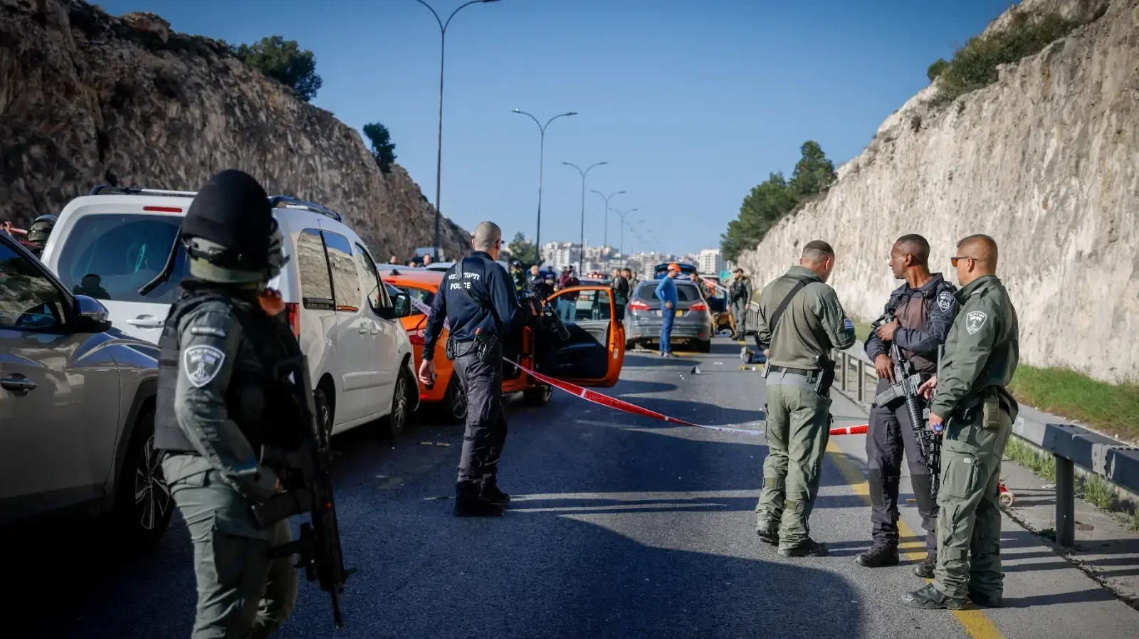 זירת פיגוע ירי, מעלה אדומים, 22 בפברואר 2024 זירת פיגוע ירי, מעלה אדומים, 22 בפברואר 2024