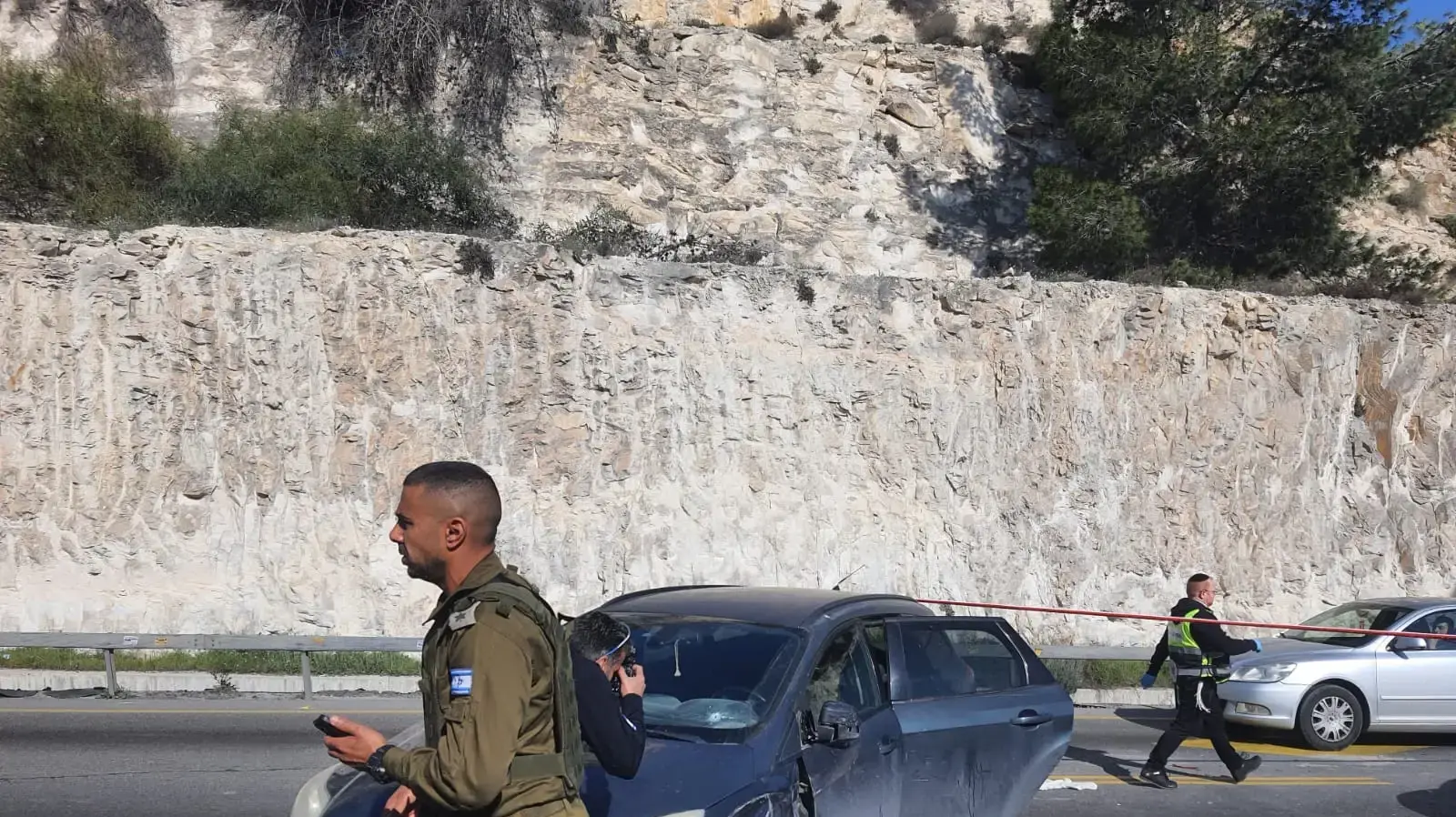 זירת פיגוע ירי, מעלה אדומים, 22 בפברואר 2024 זירת פיגוע ירי, מעלה אדומים, 22 בפברואר 2024