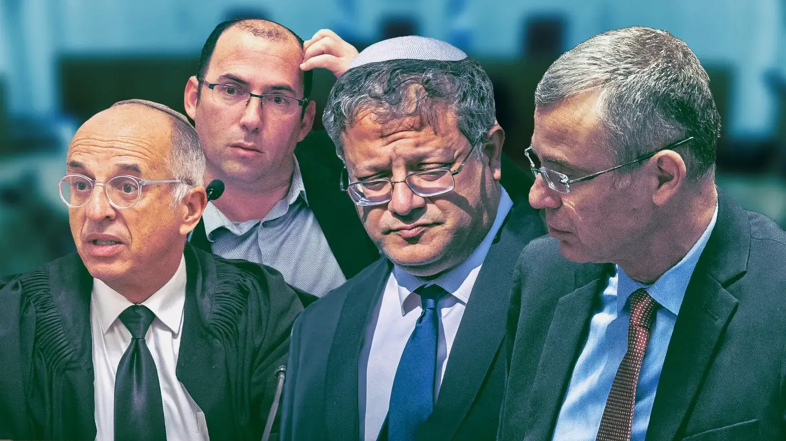 נועם סולברג, איתמר בן גביר, יריב לוין, שמחה רוטמן נועם סולברג, איתמר בן גביר, יריב לוין, שמחה רוטמן