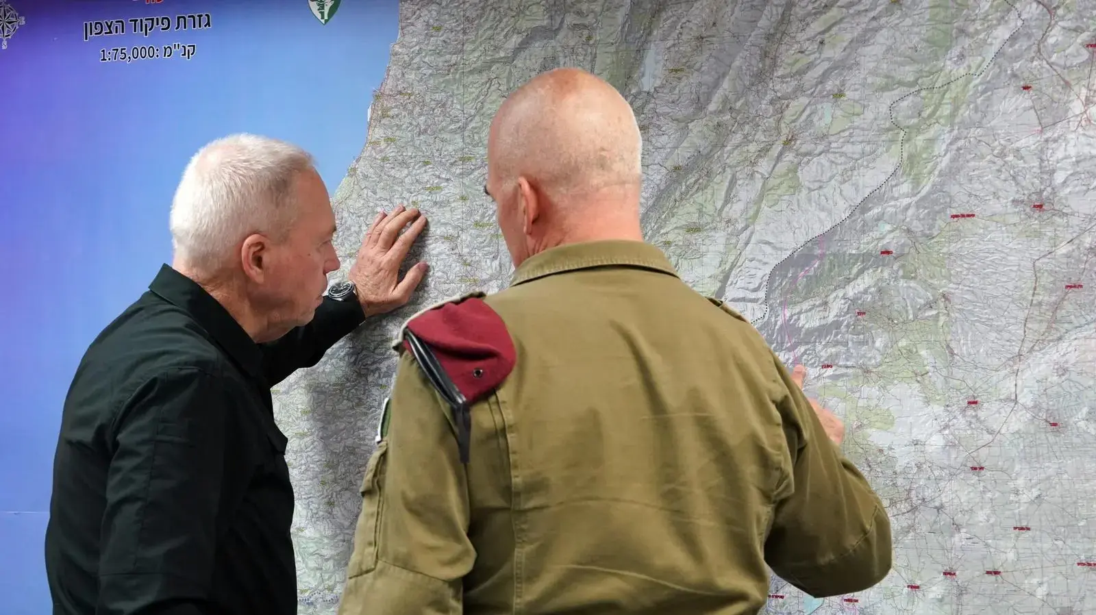 שר הביטחון גלנט בפיקוד הצפון שר הביטחון גלנט בפיקוד הצפון