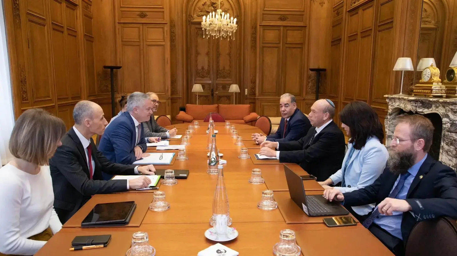 מבקר המדינה מתניהו אנגלמן בפגישה מזכ"ל ה-OECD מתיאס קורמן מבקר המדינה מתניהו אנגלמן בפגישה מזכ"ל ה-OECD מתיאס קורמן