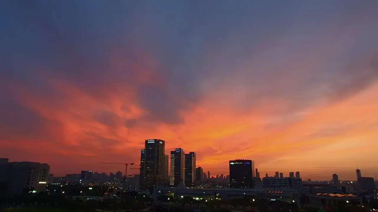 מזג אוויר גוש דן שקיעה מזג אוויר גוש דן שקיעה