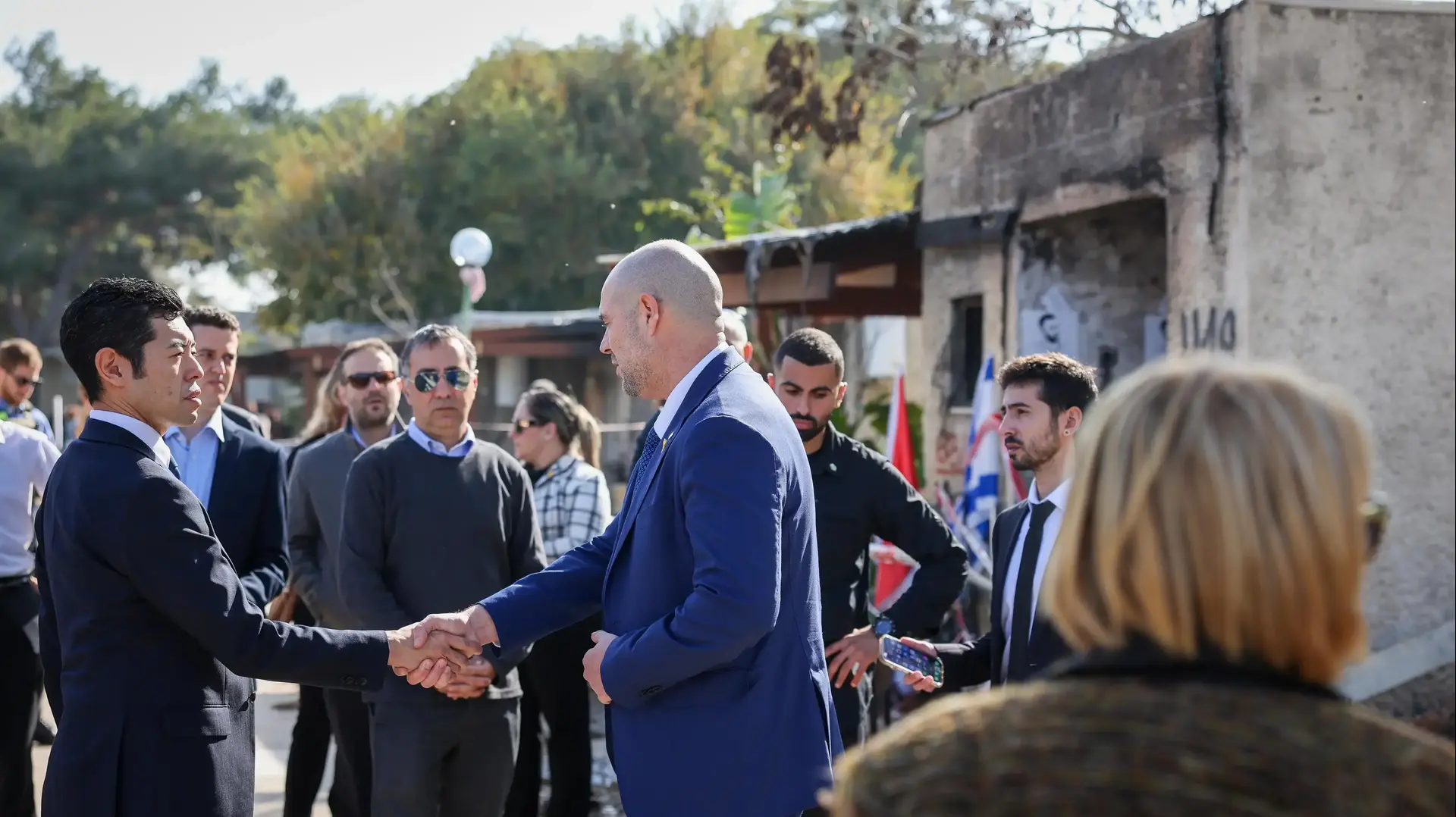 סגן שרת החוץ של יפן ביקר בכפר עזה. 28 בפברואר 2024 סגן שרת החוץ של יפן ביקר בכפר עזה. 28 בפברואר 2024
