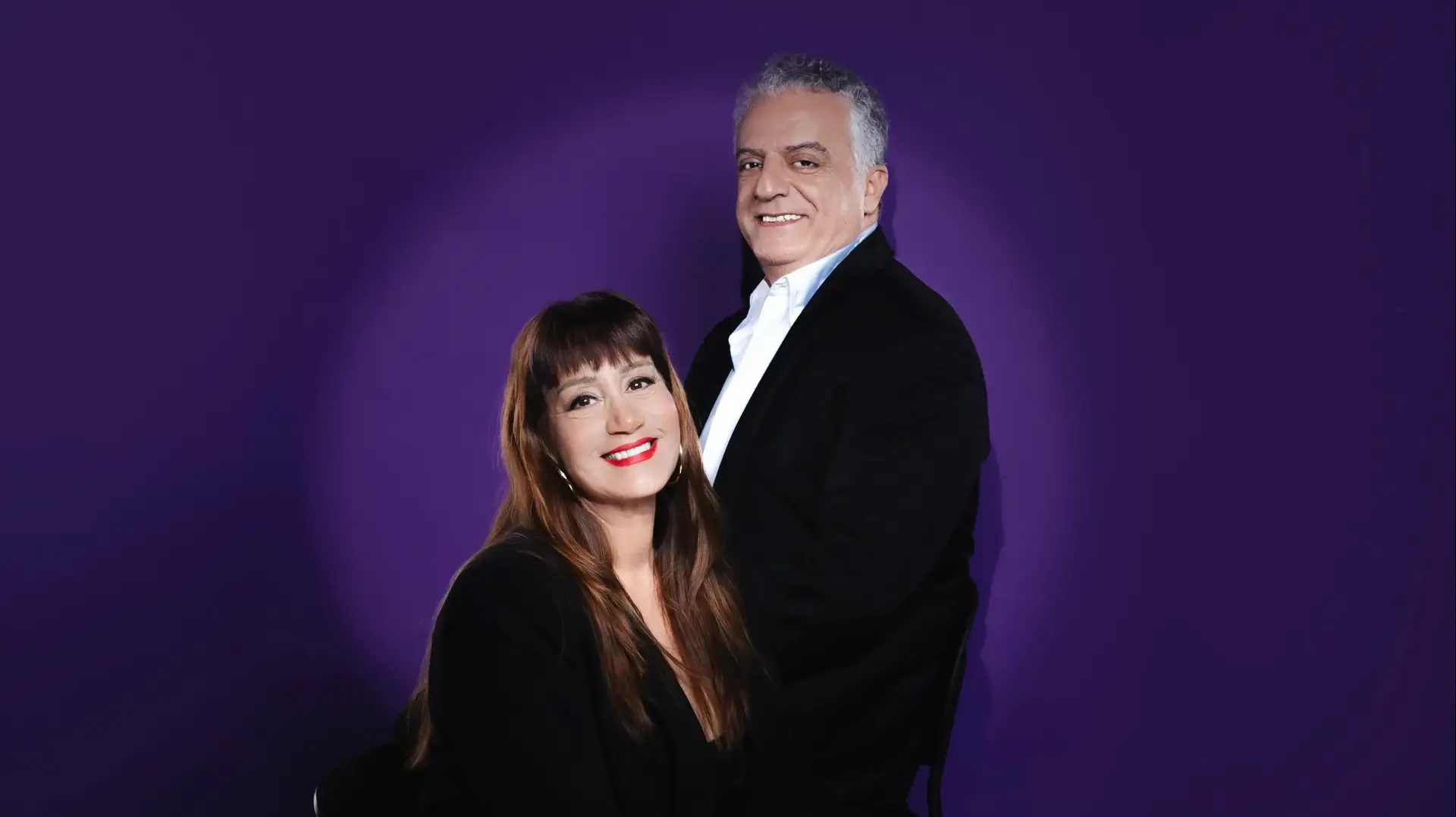 נורמן עיסא ומיקי קם, משתתפי ההצגה "שמו הולך לפניו" של הבימה נורמן עיסא ומיקי קם, משתתפי ההצגה "שמו הולך לפניו" של הבימה