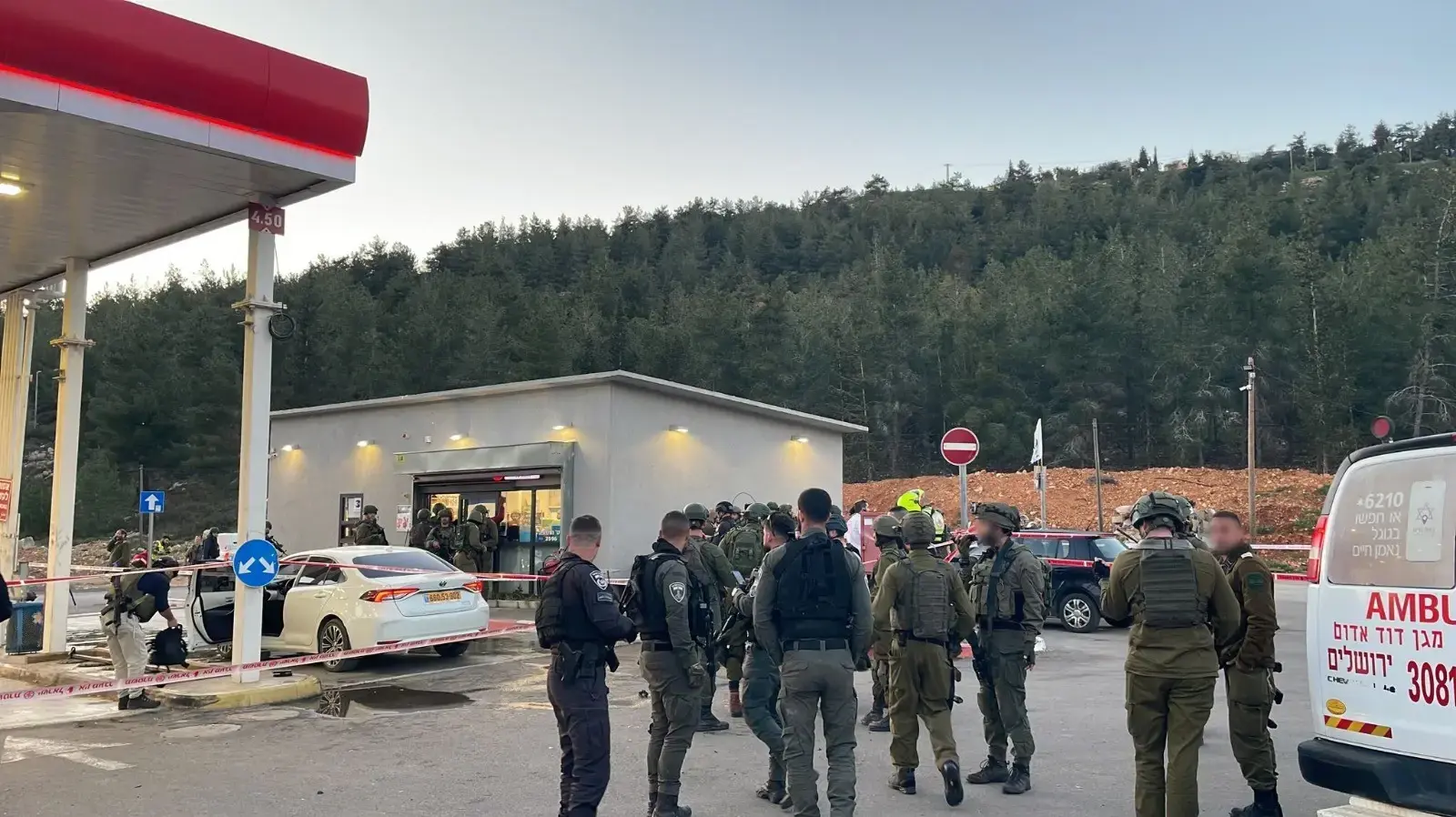 פיגוע ירי בתחנת דלק, ישוב עלי, בנימין, 29 בפברואר 2024