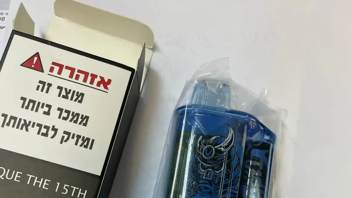 רשות המסים סיכלה ניסיון הברחה של עשרות אלפי סיגריות אלקטרוניות בשווי מיליוני שקלים