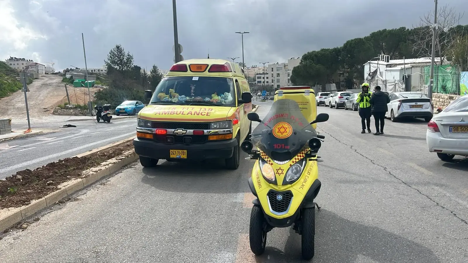 פצוע ברחוב שדרות נווה יעקב בירושלים