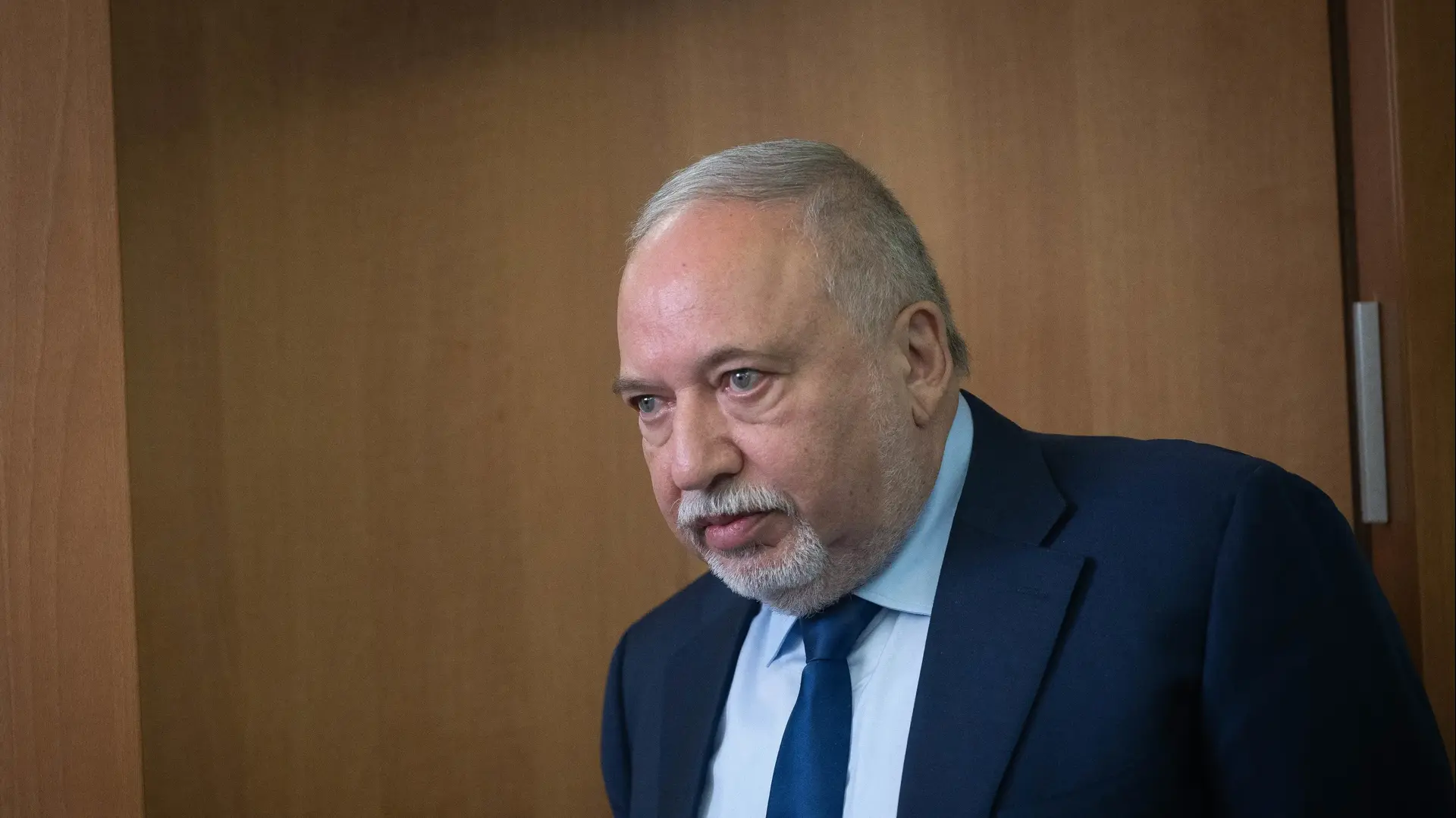 אביגדור ליברמן בישיבת סיעת ישראל ביתנו, 11 במרץ 2024 אביגדור ליברמן בישיבת סיעת ישראל ביתנו, 11 במרץ 2024
