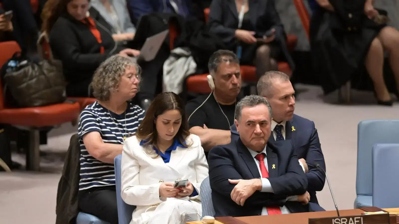 שר החוץ ישראל כ"ץ במועצת הביטחון של האו"ם שר החוץ ישראל כ"ץ במועצת הביטחון של האו"ם