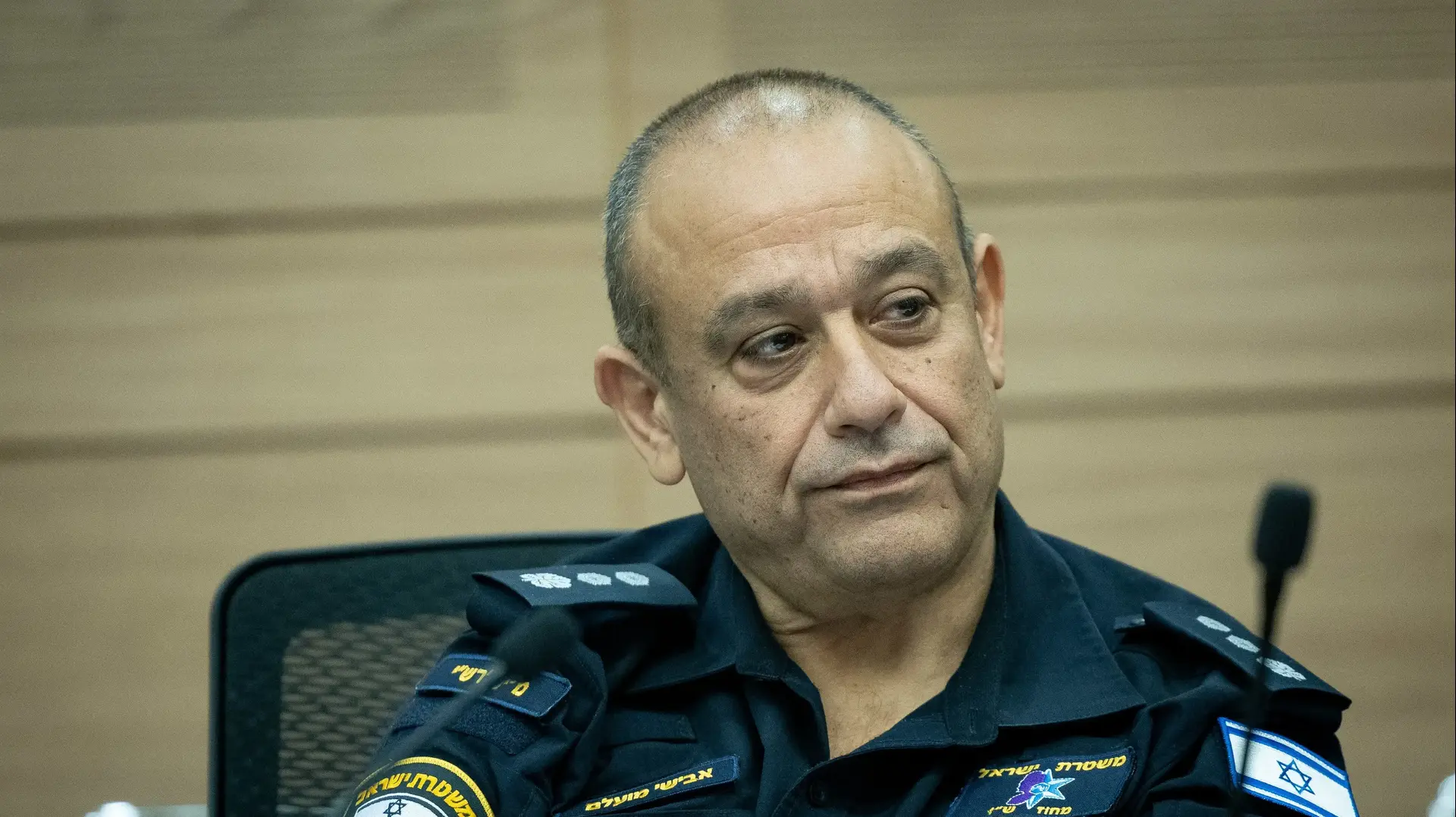 מפקד היחידה המרכזית (ימ"ר) במחוז ש"י במשטרה סגן ניצב אבישי מועלם, 12 במרץ 2024