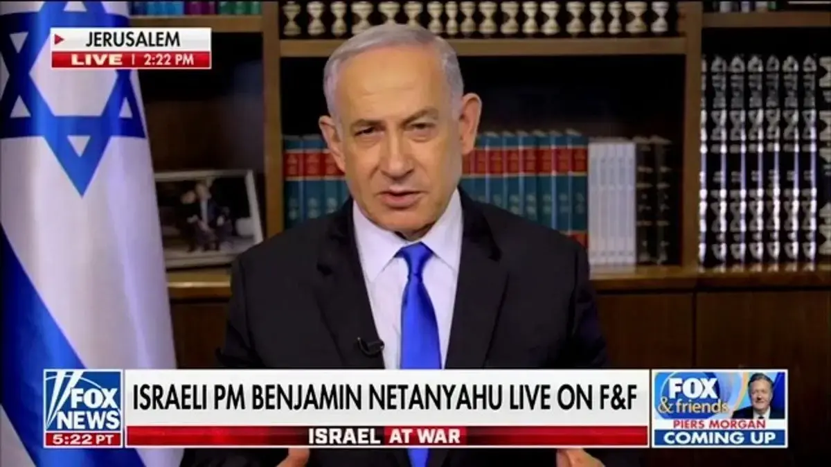 בנימין נתניהו מתראיין לתוכנית "פוקס וחברים" ברשת פוקס ניוז בנימין נתניהו מתראיין לתוכנית "פוקס וחברים" ברשת פוקס ניוז