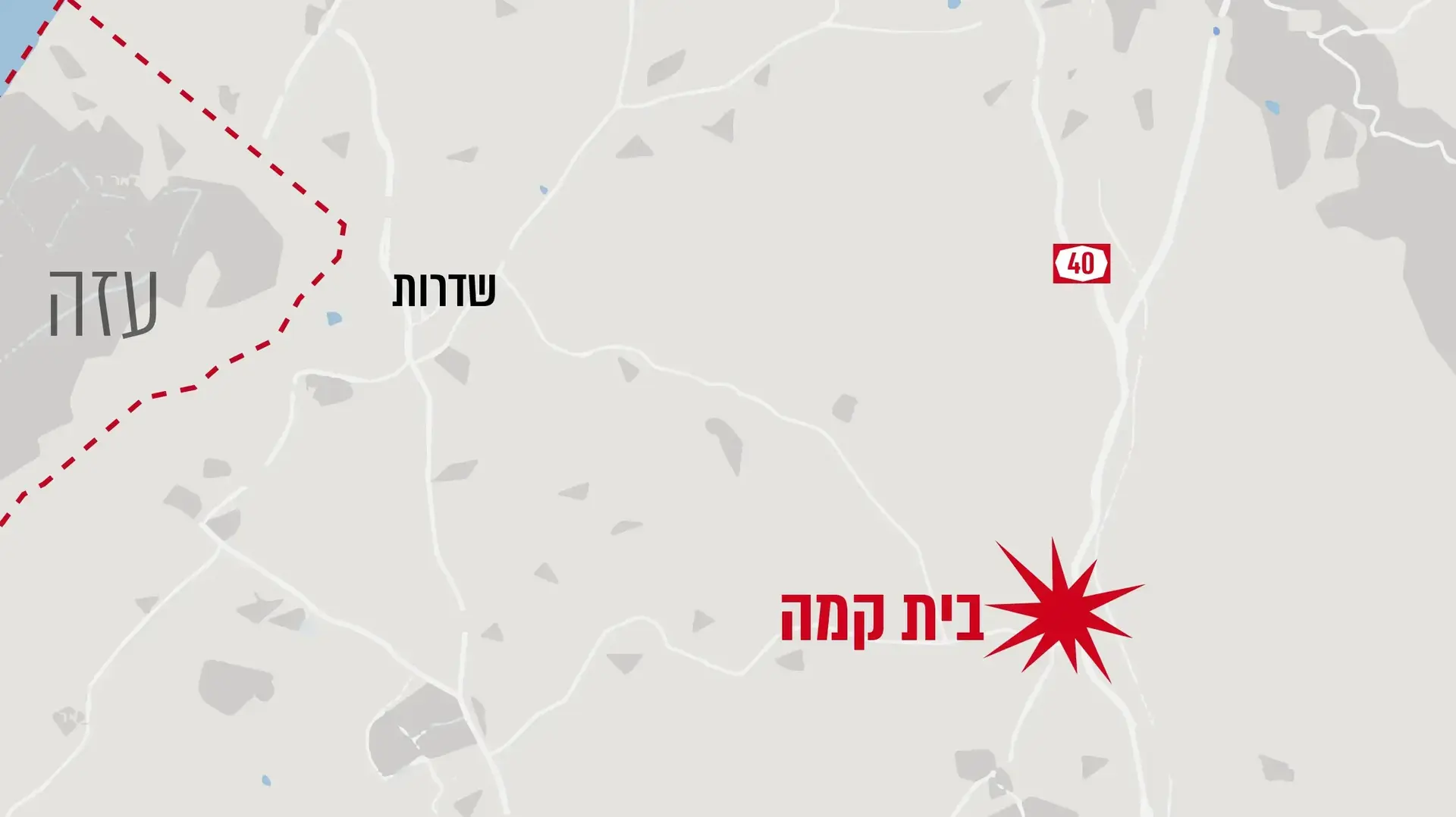 מפת פיגוע בבית קמה מפת פיגוע בבית קמה