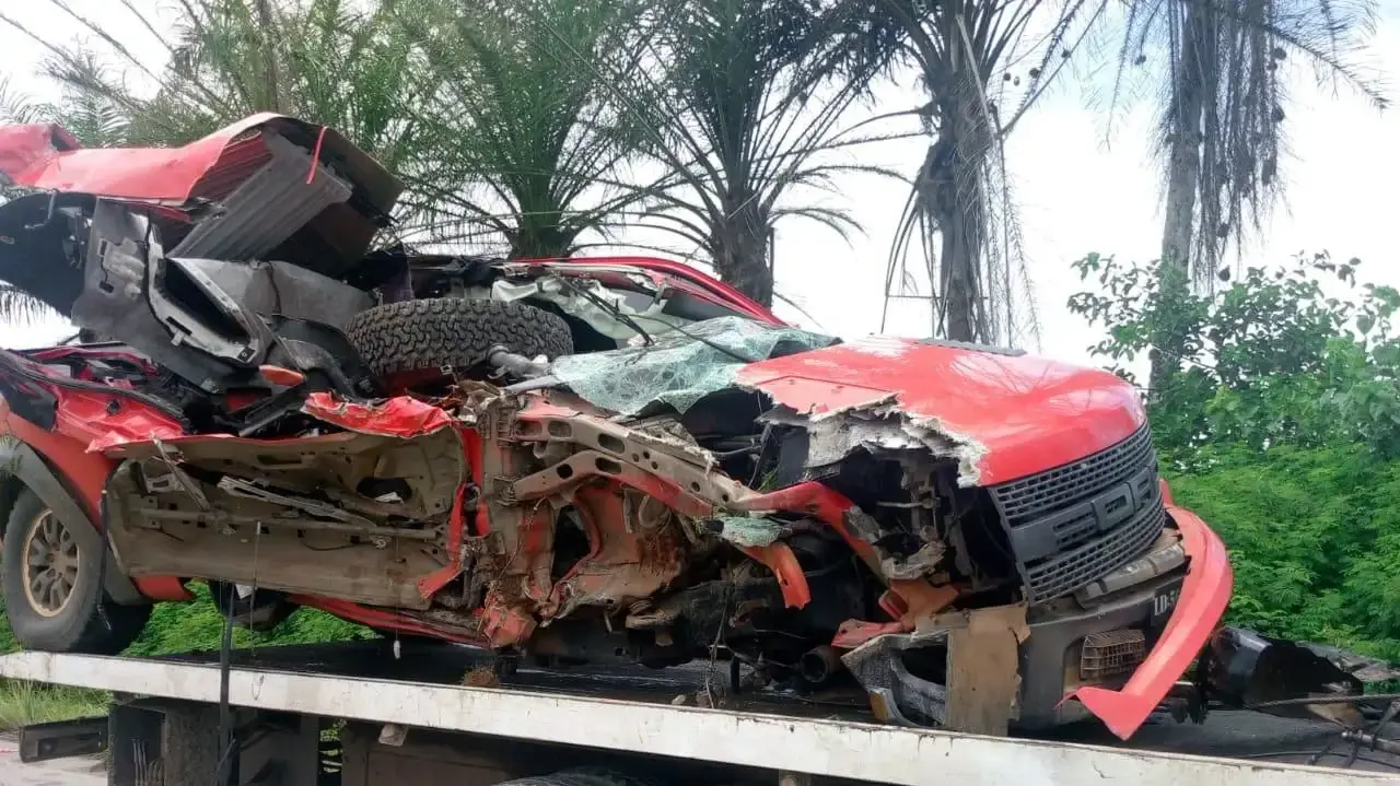 הרכב שהיה מעורב בתאונה בו נהרג הישראלי באנגולה.