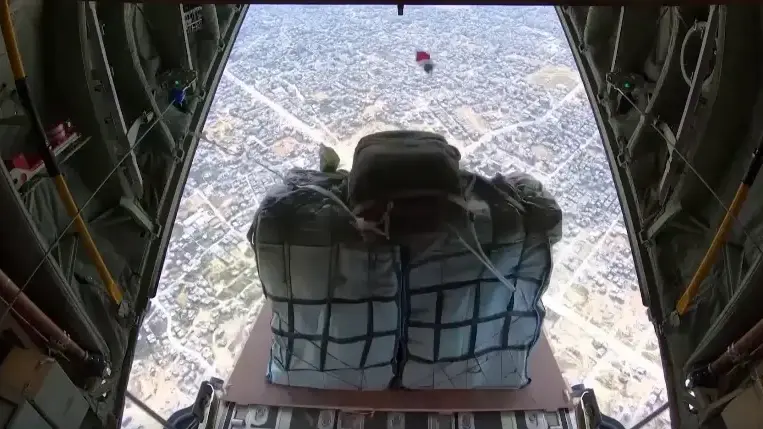 הצנחת הסיוע ההומניטרי הגרמני לרצועת עזה, 16 במרץ 2024