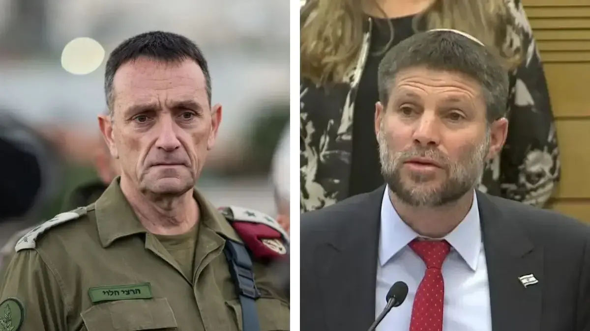 בצלאל סמוטריץ
הרמטכ"ל הרצי הלוי בצלאל סמוטריץ
הרמטכ"ל הרצי הלוי