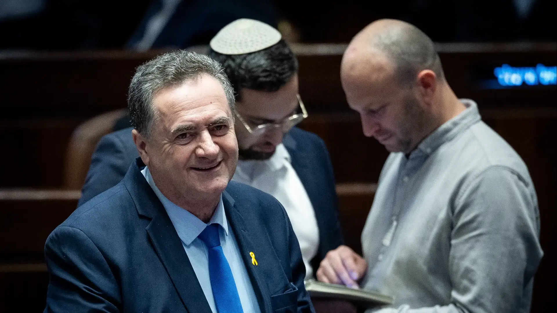 שר החוץ ישראל כץ במליאת הכנסת
6 במרץ 2024 שר החוץ ישראל כץ במליאת הכנסת
6 במרץ 2024