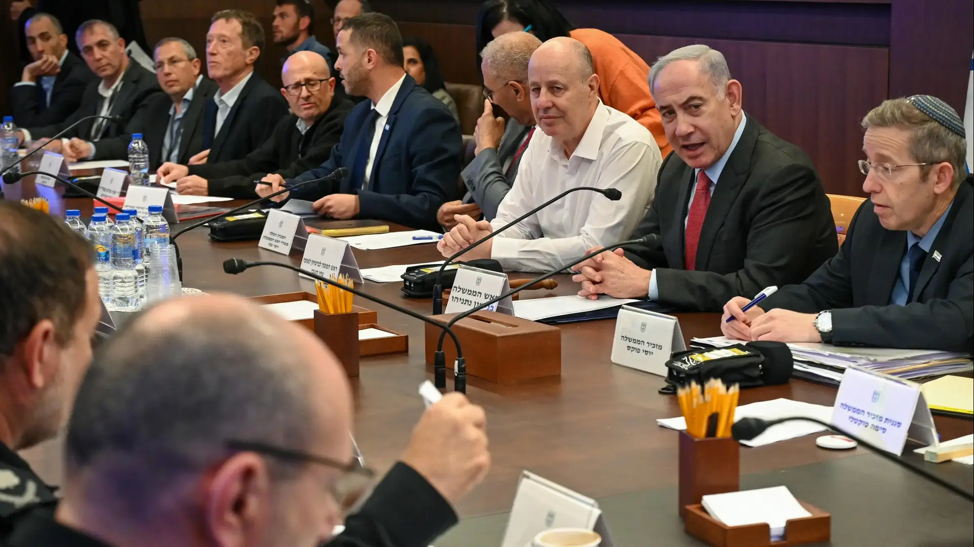 ראש הממשלה בנימין נתניהו בפתח ועדת המשנה לקידום המאבק בפשיעה בחברה הערבית בישראל ראש הממשלה בנימין נתניהו בפתח ועדת המשנה לקידום המאבק בפשיעה בחברה הערבית בישראל