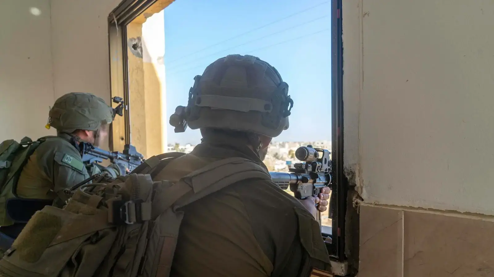 כוחות צה"ל בשכונת חמד בחאן יונס כוחות צה"ל בשכונת חמד בחאן יונס