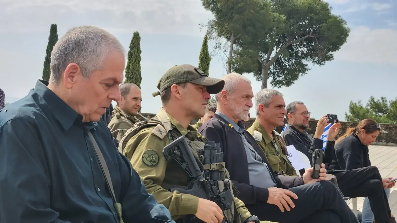 גיורא זלץ, ראש מואז הגליל העליון,שי קלפר,בני בן מובחר ראש מוא"ז מבואות החרמון, טקס י"א באדר,רחבת האריה השואג, תל חי, 21 במרץ 2024 גיורא זלץ, ראש מואז הגליל העליון,שי קלפר,בני בן מובחר ראש מוא"ז מבואות החרמון, טקס י"א באדר,רחבת האריה השואג, תל חי, 21 במרץ 2024