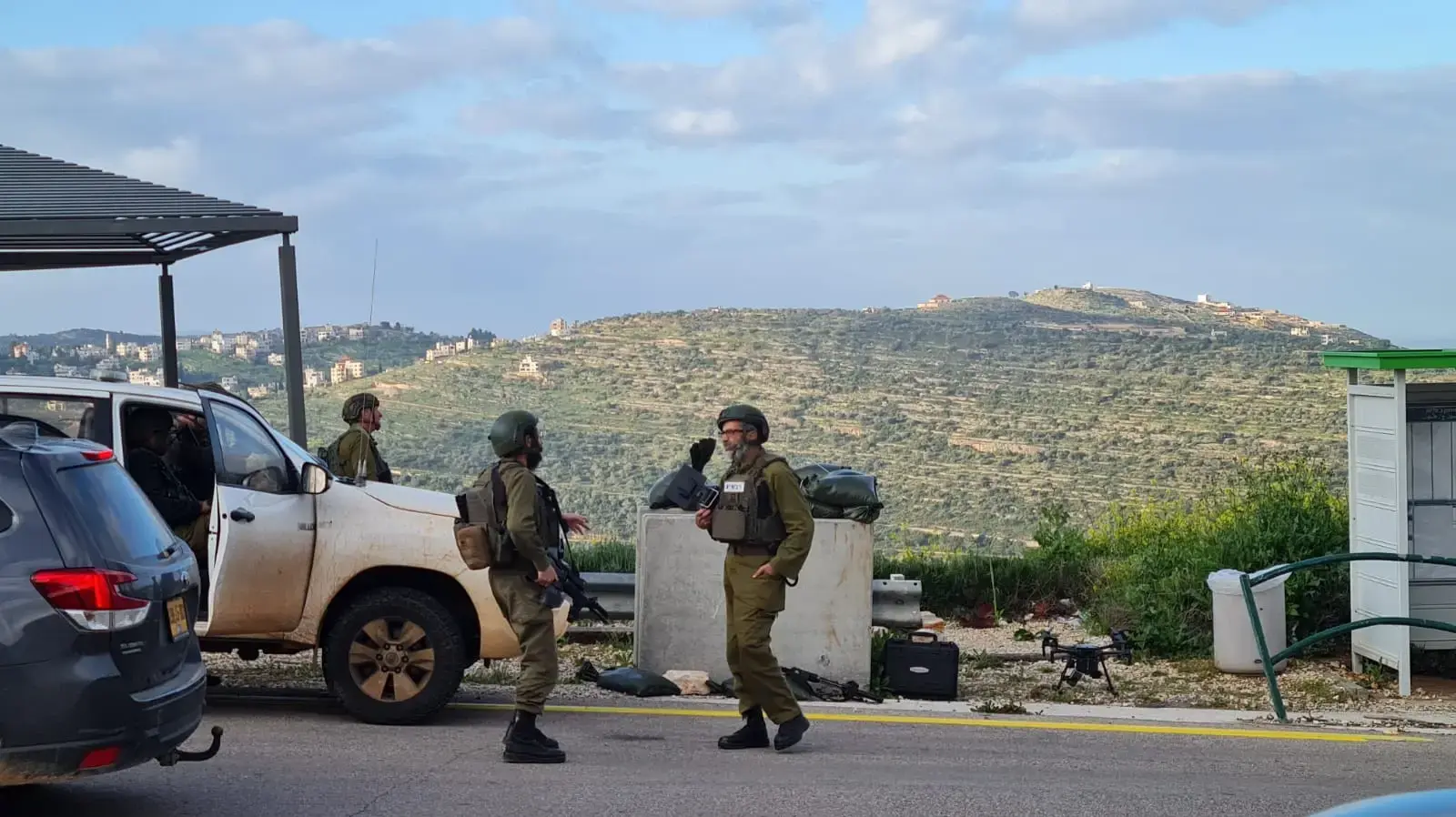 כוחות צה"ל במצוד אחר המחבל בצומת הפרסה, 22 במרץ 2023