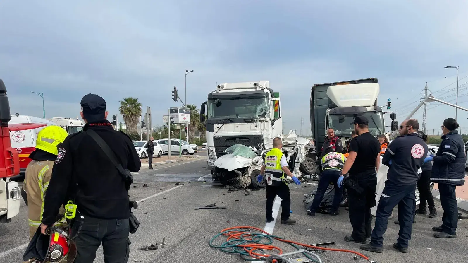נוסעת רכב נהרגה בתאונת דרכים בכביש 40 סמוך ללוד. 24 במרץ 2024 נוסעת רכב נהרגה בתאונת דרכים בכביש 40 סמוך ללוד. 24 במרץ 2024