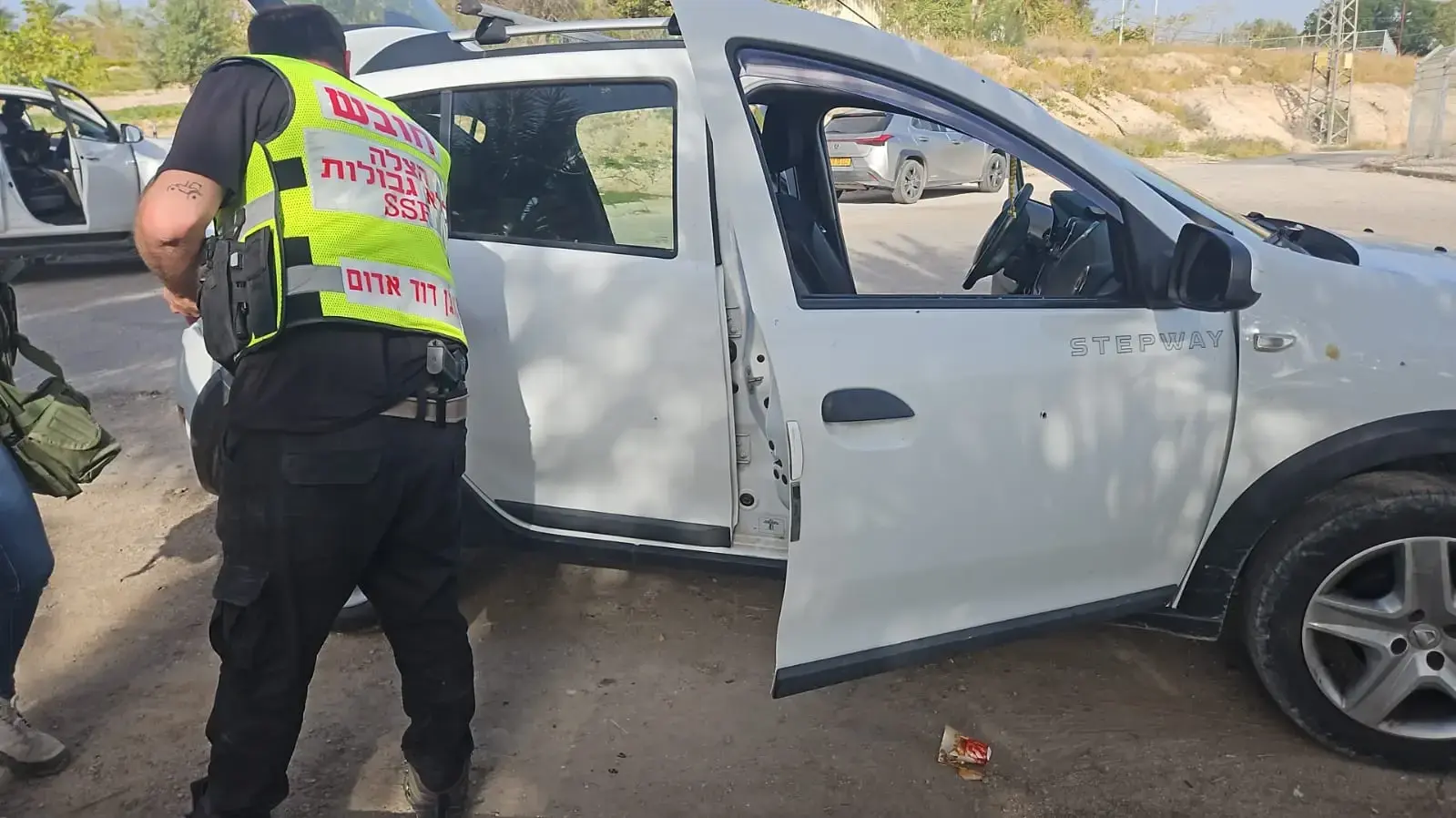 זירת הפיגוע בבקעת הירדן זירת הפיגוע בבקעת הירדן