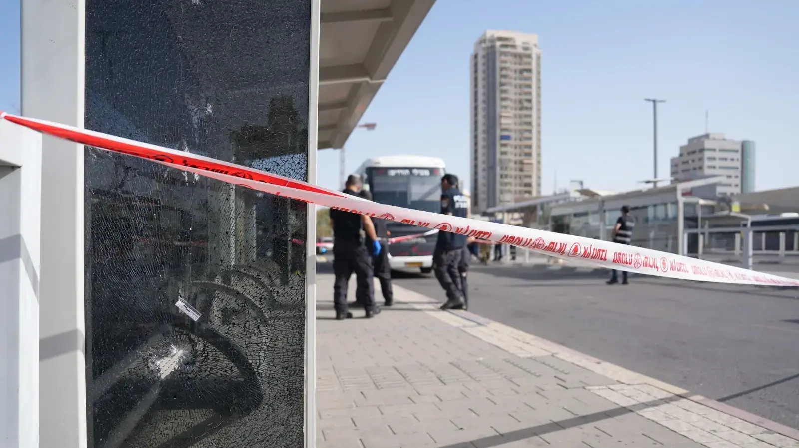 זירת אירוע הדקירה בתחנה המרכזית בבאר שבע 31 במרץ 2024 זירת אירוע הדקירה בתחנה המרכזית בבאר שבע 31 במרץ 2024