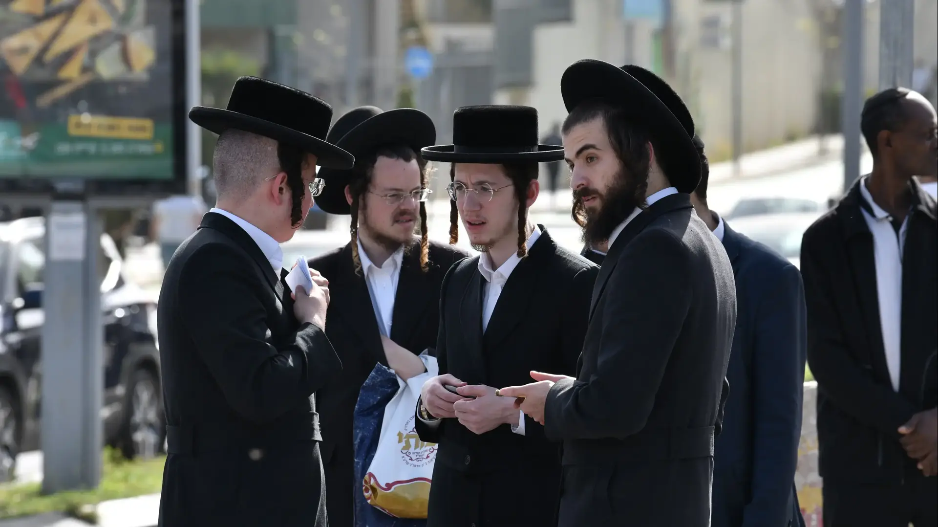 חרדים בלשכת הגיוס תל השומר 31 במרץ 2024