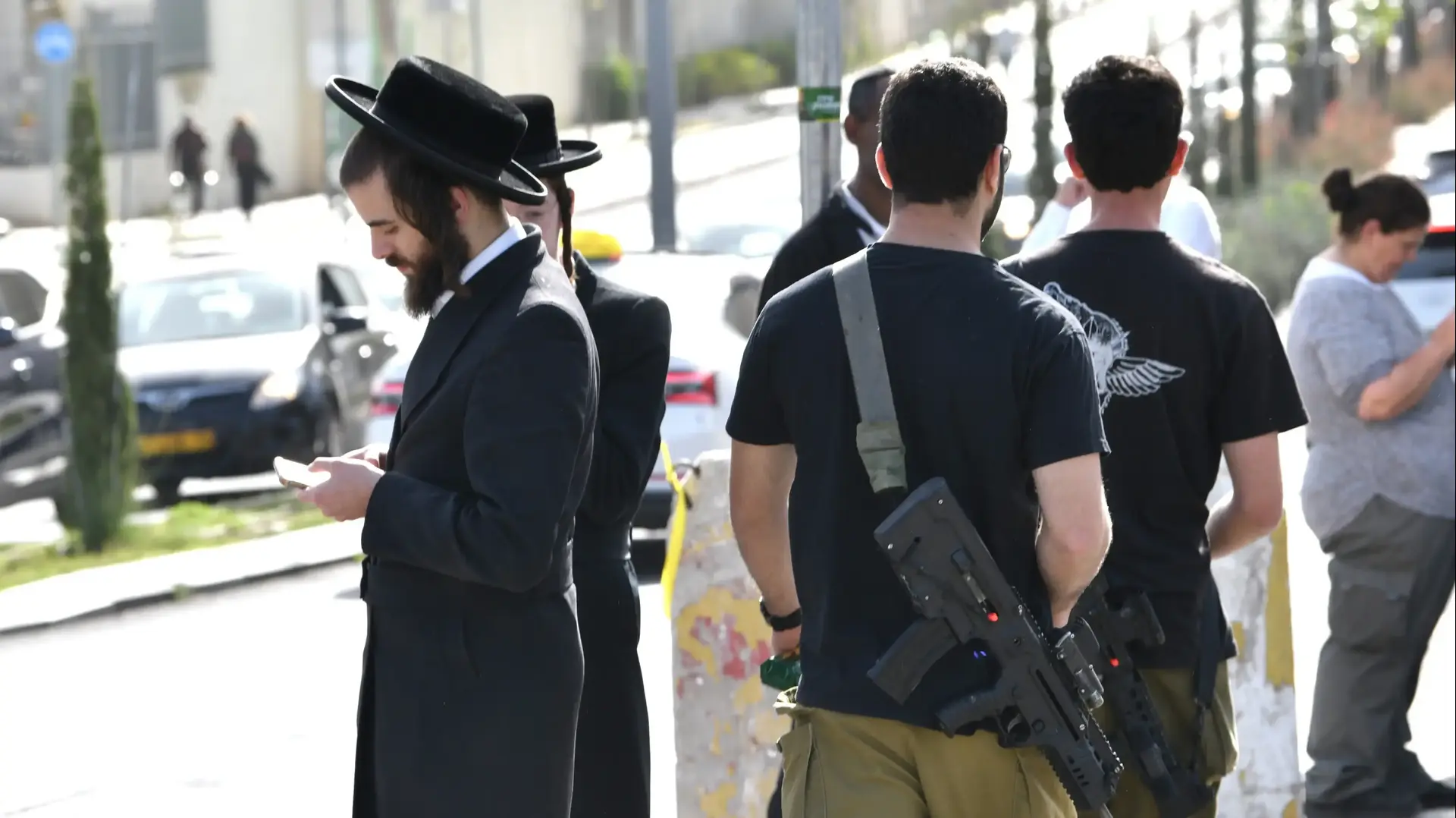 חרדים בלשכת הגיוס תל השומר 31 במרץ 2024 חרדים בלשכת הגיוס תל השומר 31 במרץ 2024