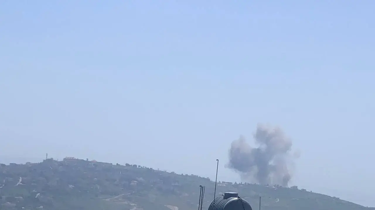 תקיפות של חיל האויר בדרום לבנון, ליד העיירות אל חיאם וטייבה תקיפות של חיל האויר בדרום לבנון, ליד העיירות אל חיאם וטייבה