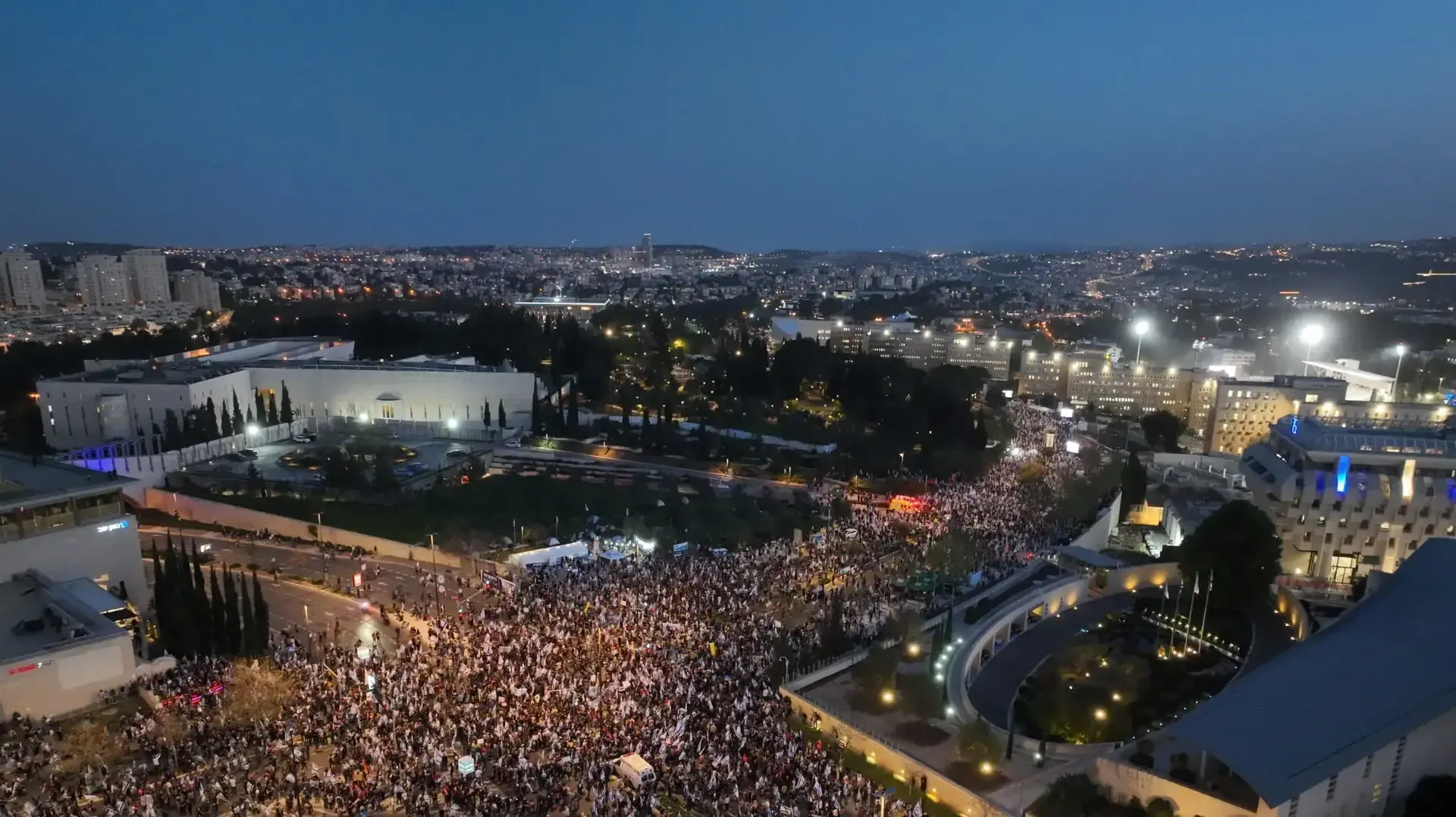 הפגנות בירושלים, רחוב קפלן, 31 במרץ 2024 הפגנות בירושלים, רחוב קפלן, 31 במרץ 2024