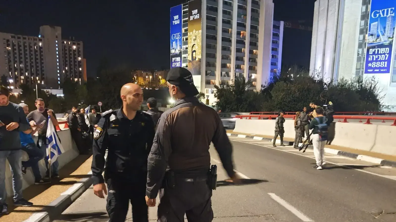 הפגנות ברחוב בגין, ירושלים, 31 במרץ 2024 הפגנות ברחוב בגין, ירושלים, 31 במרץ 2024