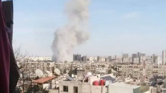 דיווחים על תקיפה ישראלית בדמשק,סוריה. 1 באפריל 2024 דיווחים על תקיפה ישראלית בדמשק,סוריה. 1 באפריל 2024