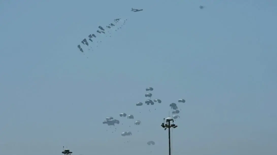 הנחות סיוע בצפון רצועת עזה הנחות סיוע בצפון רצועת עזה