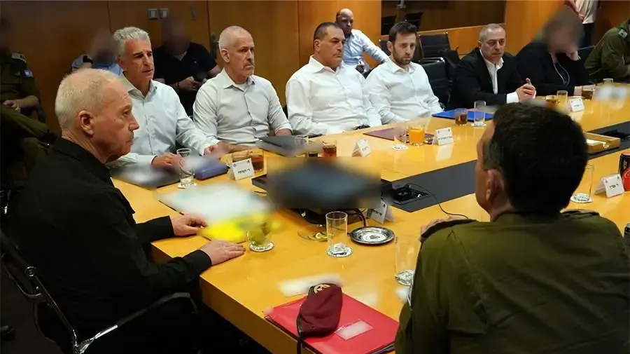 הערכת מצב רב זירתית בראשות שר הביטחון, 4 באפריל 2024 הערכת מצב רב זירתית בראשות שר הביטחון, 4 באפריל 2024