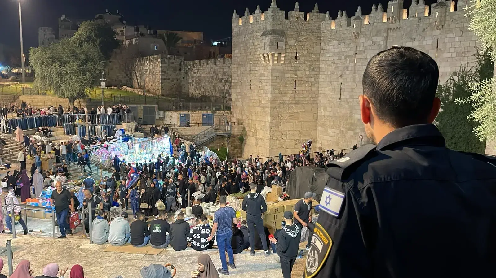 היערכות משטרת ישראל בירושלים ליום שישי הרביעי של חודש הרמדאן 04 באפריל 2024