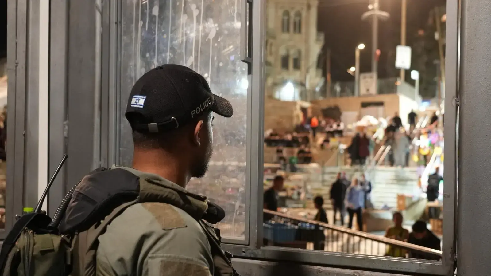 היערכות משטרת ישראל בירושלים ליום שישי הרביעי של חודש הרמדאן 04 באפריל 2024