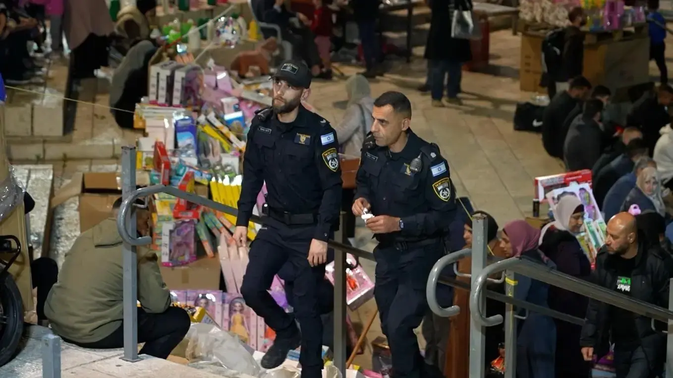 היערכות משטרת ישראל בירושלים ליום שישי הרביעי של חודש הרמדאן 04 באפריל 2024 היערכות משטרת ישראל בירושלים ליום שישי הרביעי של חודש הרמדאן 04 באפריל 2024