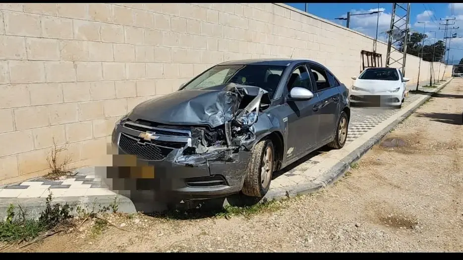 רכב של נאשם בתאונת פגע וברח בכפר יונה