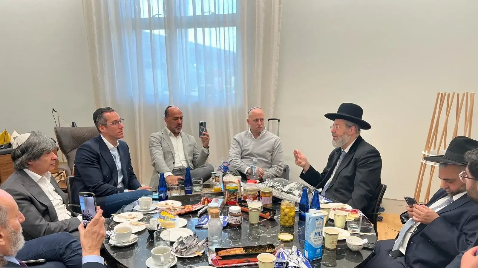 הרב הראשי לישראל הגאון רבי דוד לאו במדריד הרב הראשי לישראל הגאון רבי דוד לאו במדריד