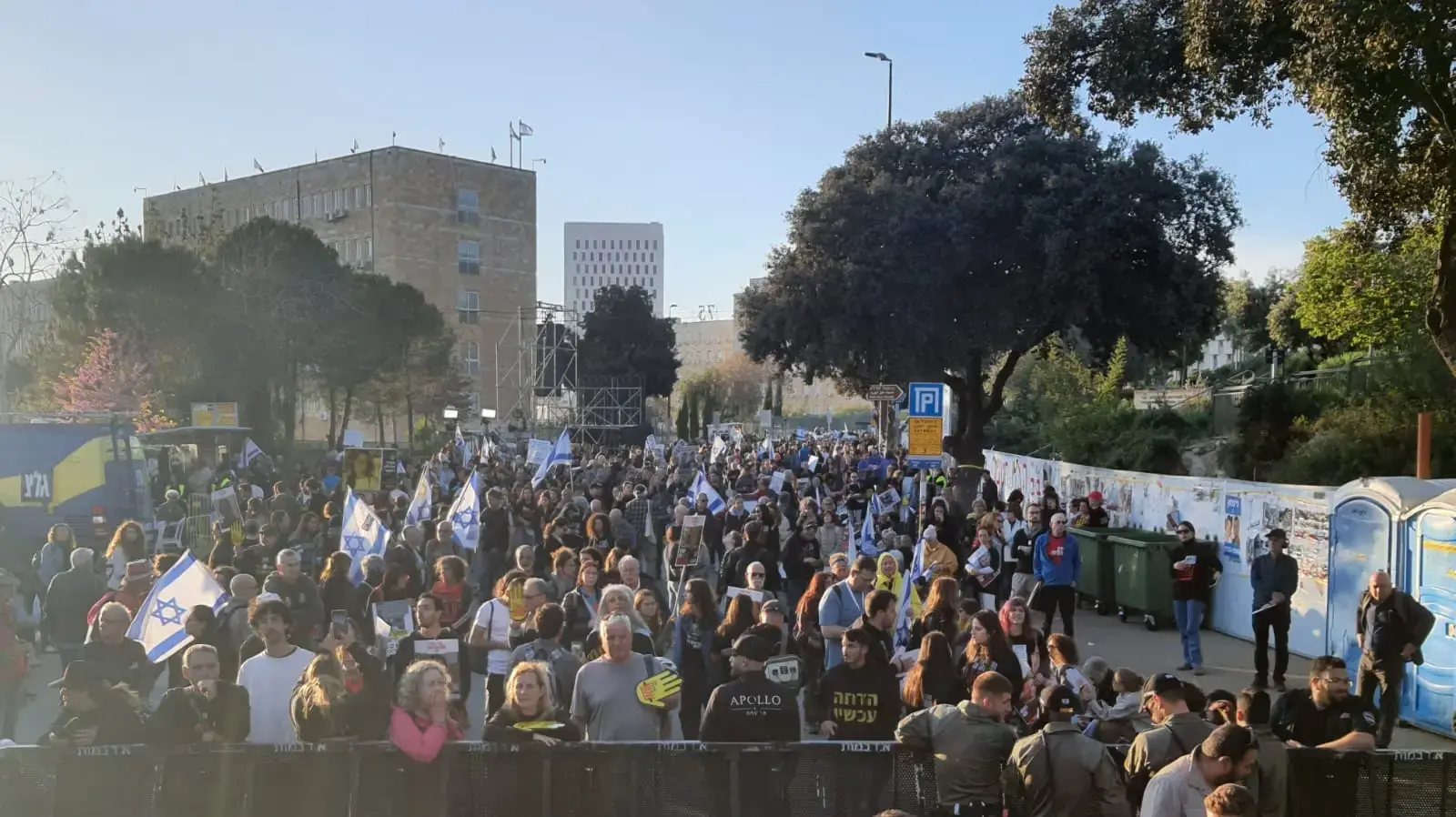 עצרת- "חצי שנה של עינויים בשבי החמאס", כיכר יק"א, 7 באפריל 2024