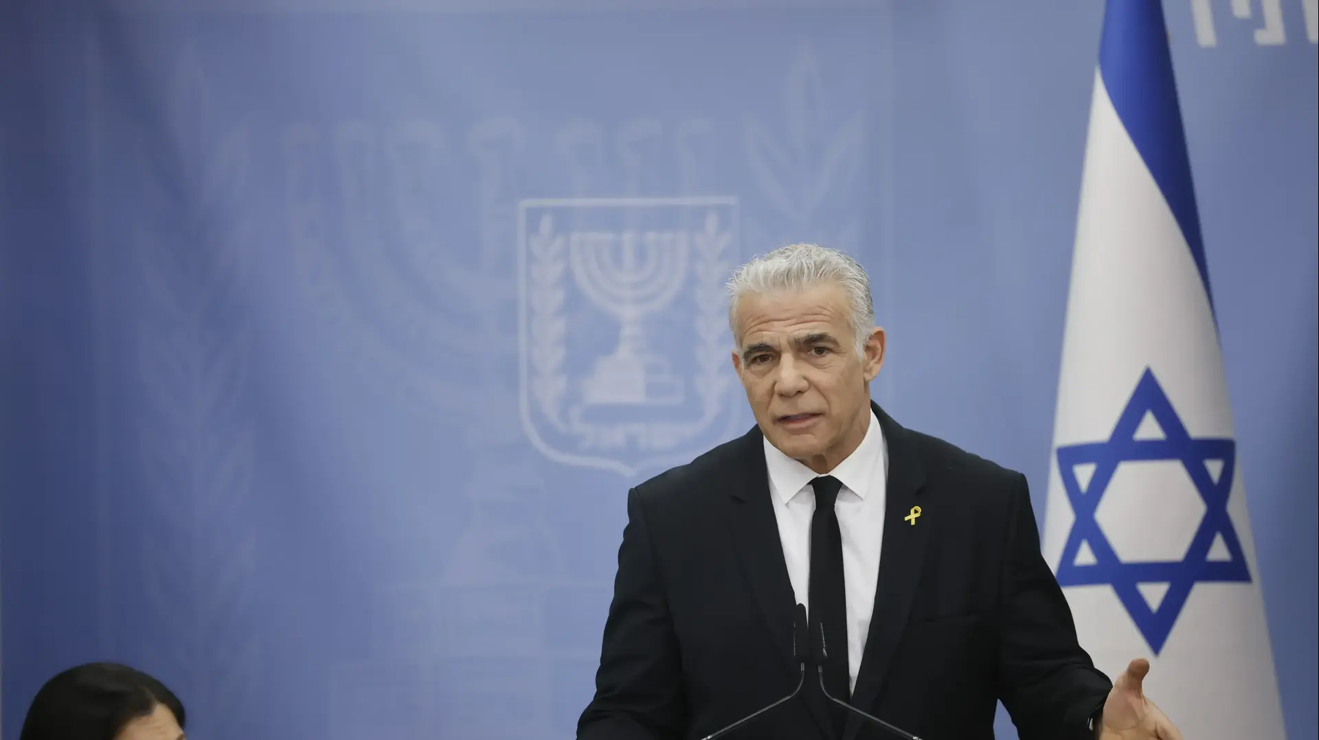 יאיר לפיד בישיבת סיעת יש עתיד, 15 באפריל 2024 יאיר לפיד בישיבת סיעת יש עתיד, 15 באפריל 2024