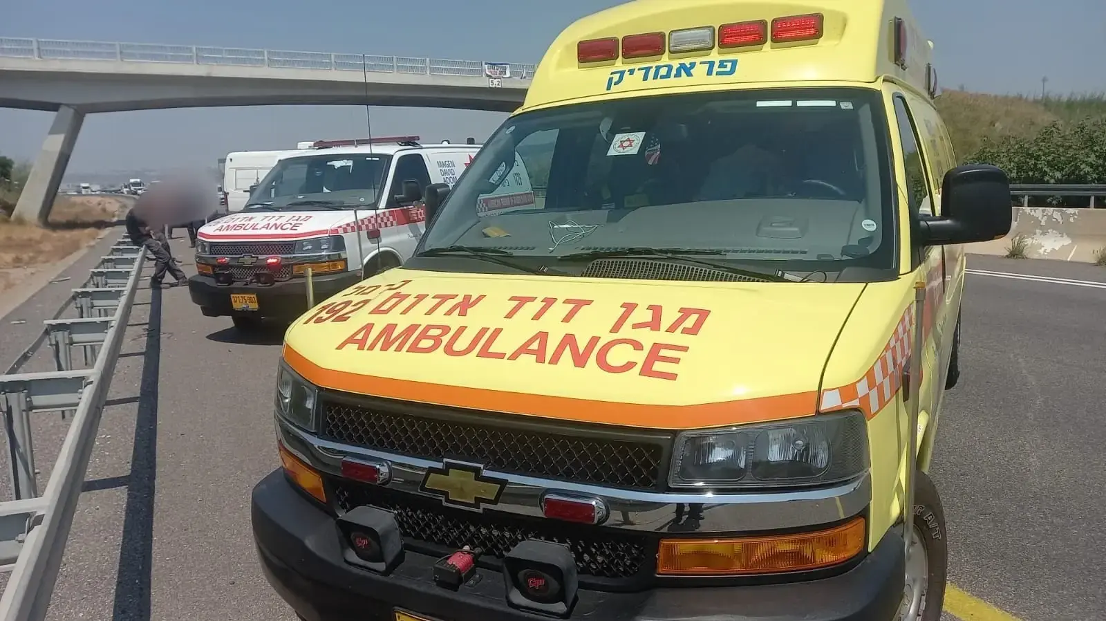 נהג אמבולנס נדרס למוות בכביש 2 סמוך לעתלית, 16 באפריל 2024