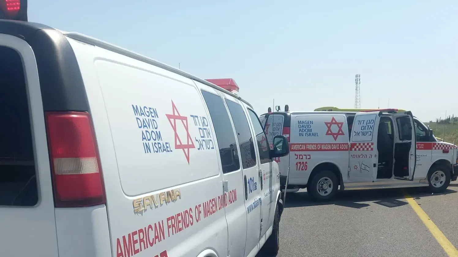 נהג אמבולנס נדרס למוות בכביש 2 סמוך לעתלית, 16 באפריל 2024
