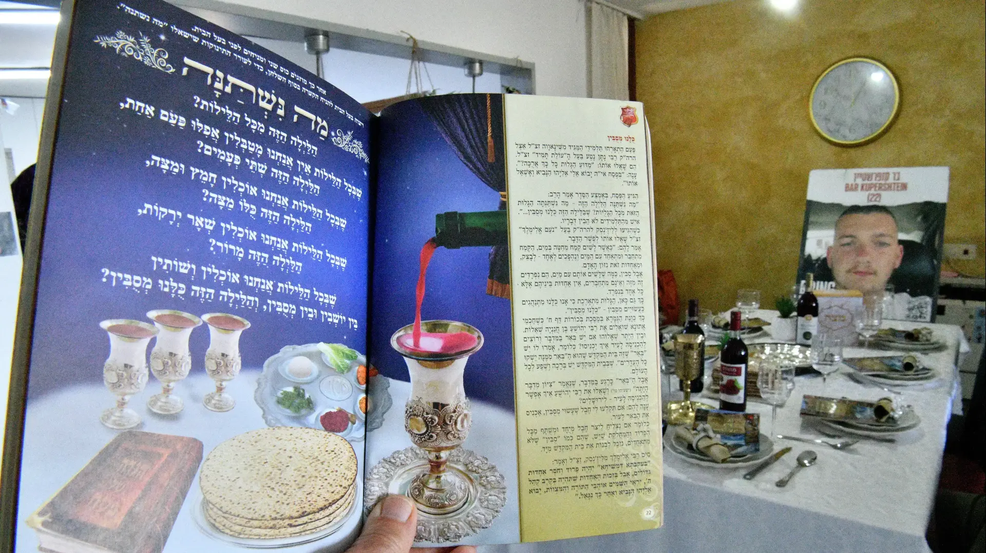 ליל סדר תשפ"ד במשפחתו של בר קופרשטיין, חטוף בשבי חמאס ליל סדר תשפ"ד במשפחתו של בר קופרשטיין, חטוף בשבי חמאס