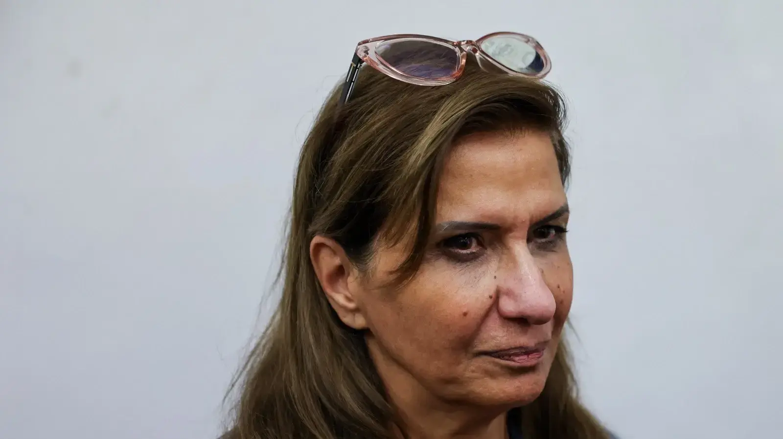 פרופ' נדירה שלהוב-קיבורקיאן בדיון הארכת מעצר בבית משפט השלום בירושלים, 19 באפריל 2024