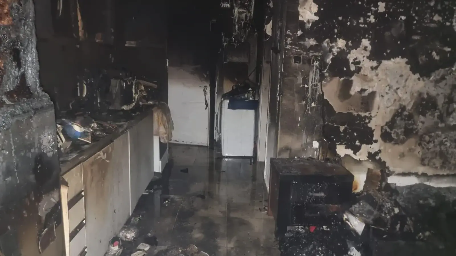 אישה בת 41 פונתה במצב קשה משריפה שפרצה בדירה במבשרת ציון, 26 באפריל