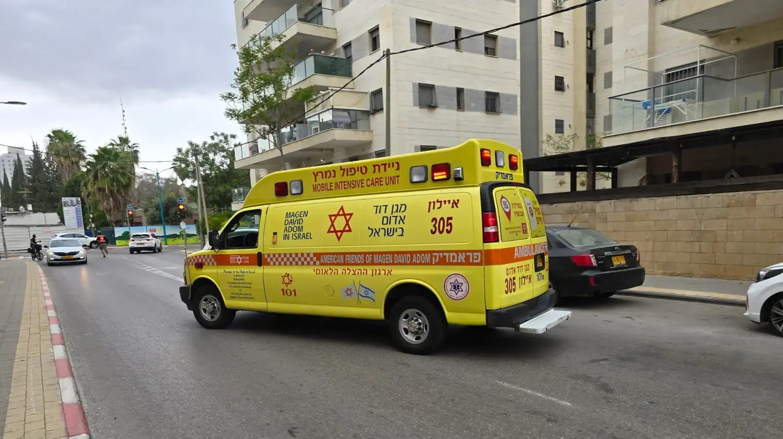 זירת הפיגוע ברמלה, 26 באפריל 2024 זירת הפיגוע ברמלה, 26 באפריל 2024