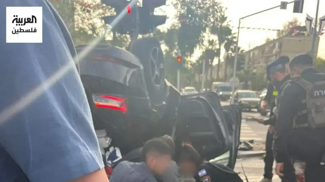 השר בן גביר מעורב בתאונת דרכים ברמלה סמוך לזירת הפיגוע השר בן גביר מעורב בתאונת דרכים ברמלה סמוך לזירת הפיגוע